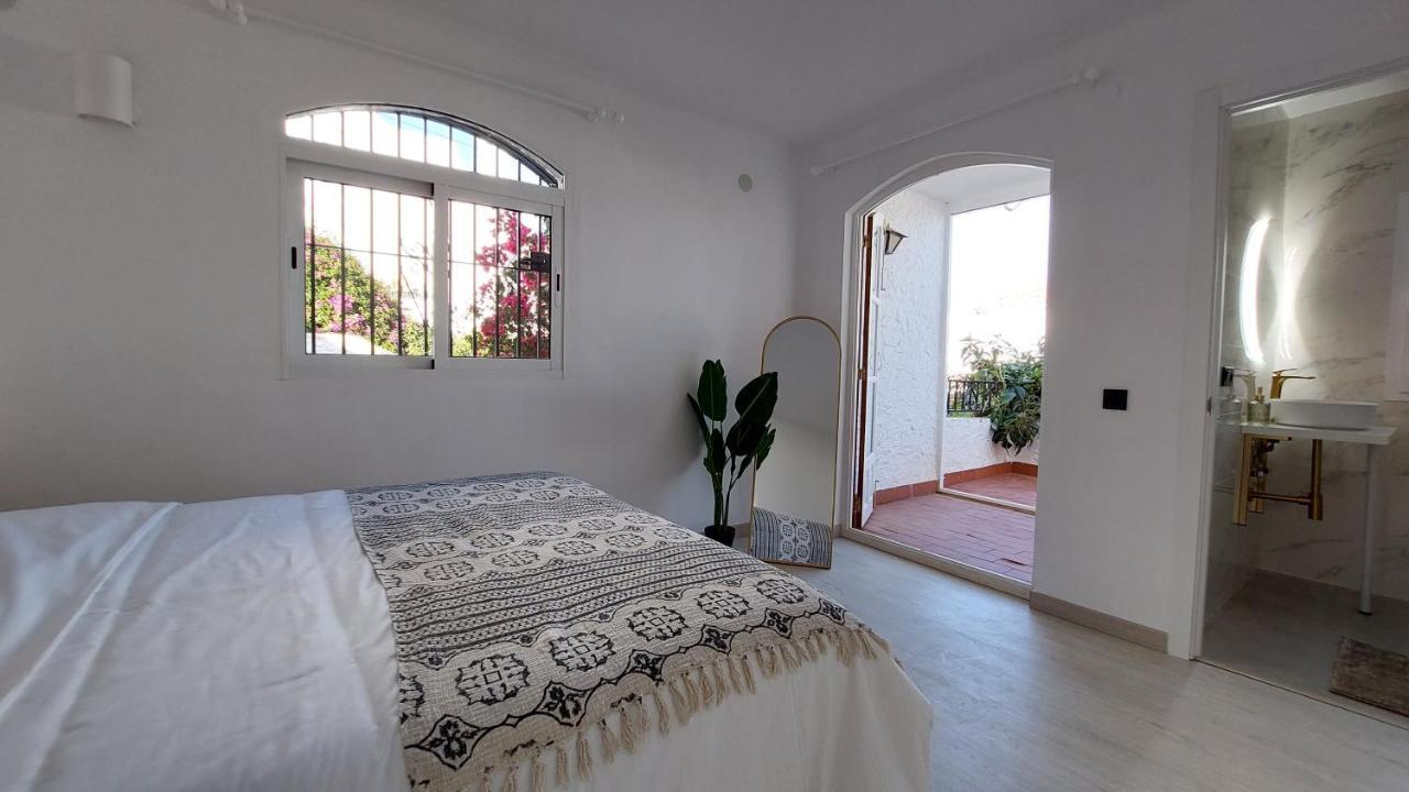New Boho Home With Balcony, Private Garden And Communal Pool Nerja Exterior foto